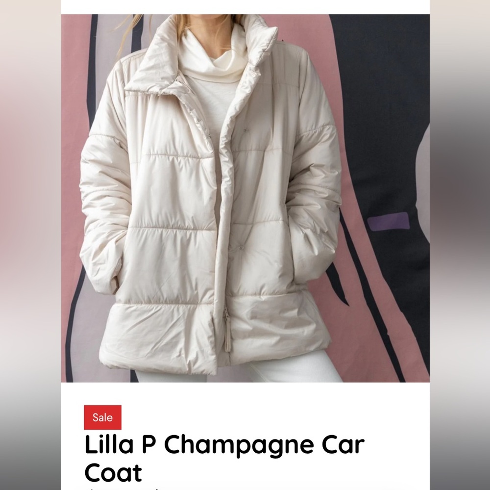 NWOT Lilla P Women's Car Coat Puffer size S